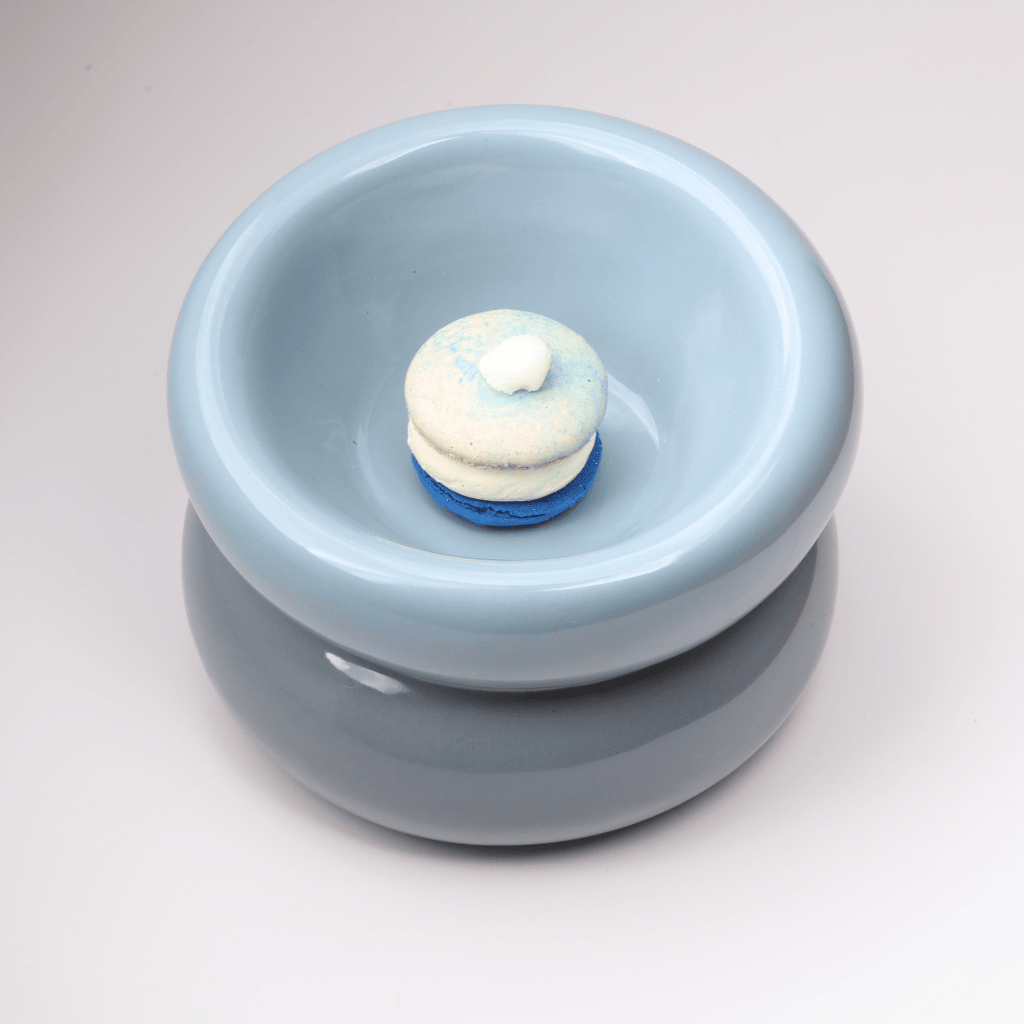 The Soufflé Bowl in Frozen Blue