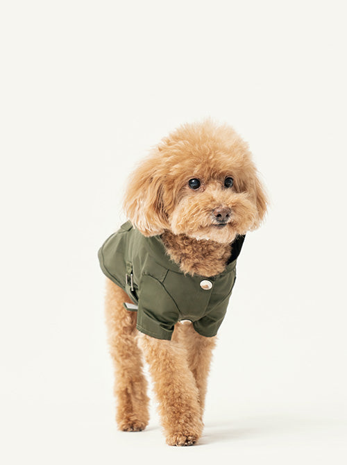 Bowery Raincoat in Sage