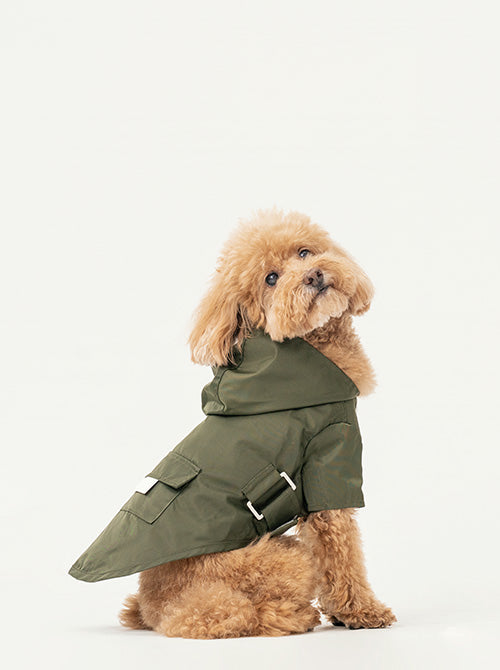 Bowery Raincoat in Sage