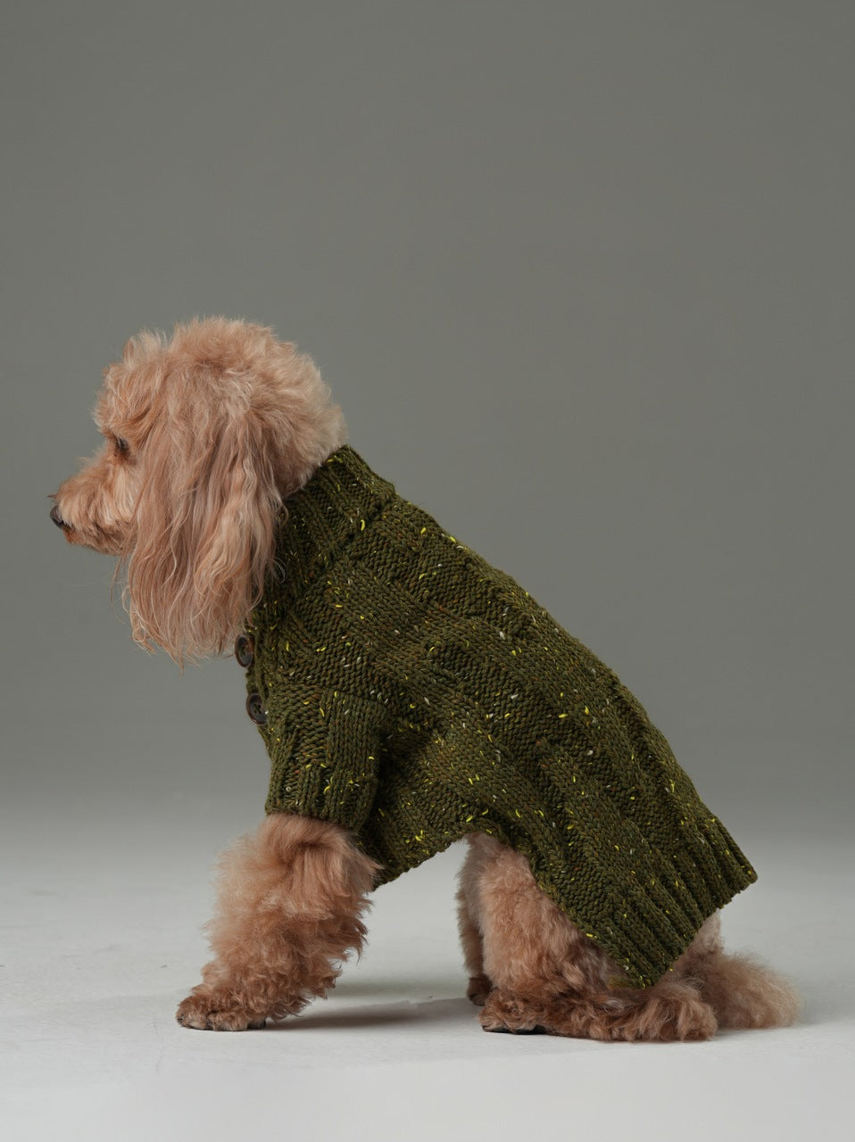 Chelsea Knit Sweater in Olive