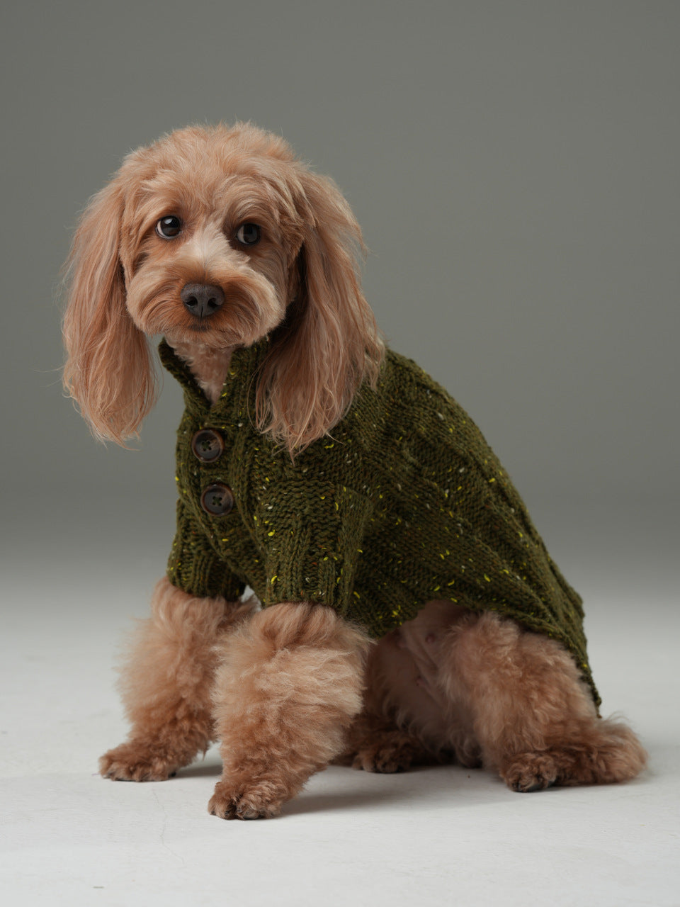 Chelsea Knit Sweater in Olive