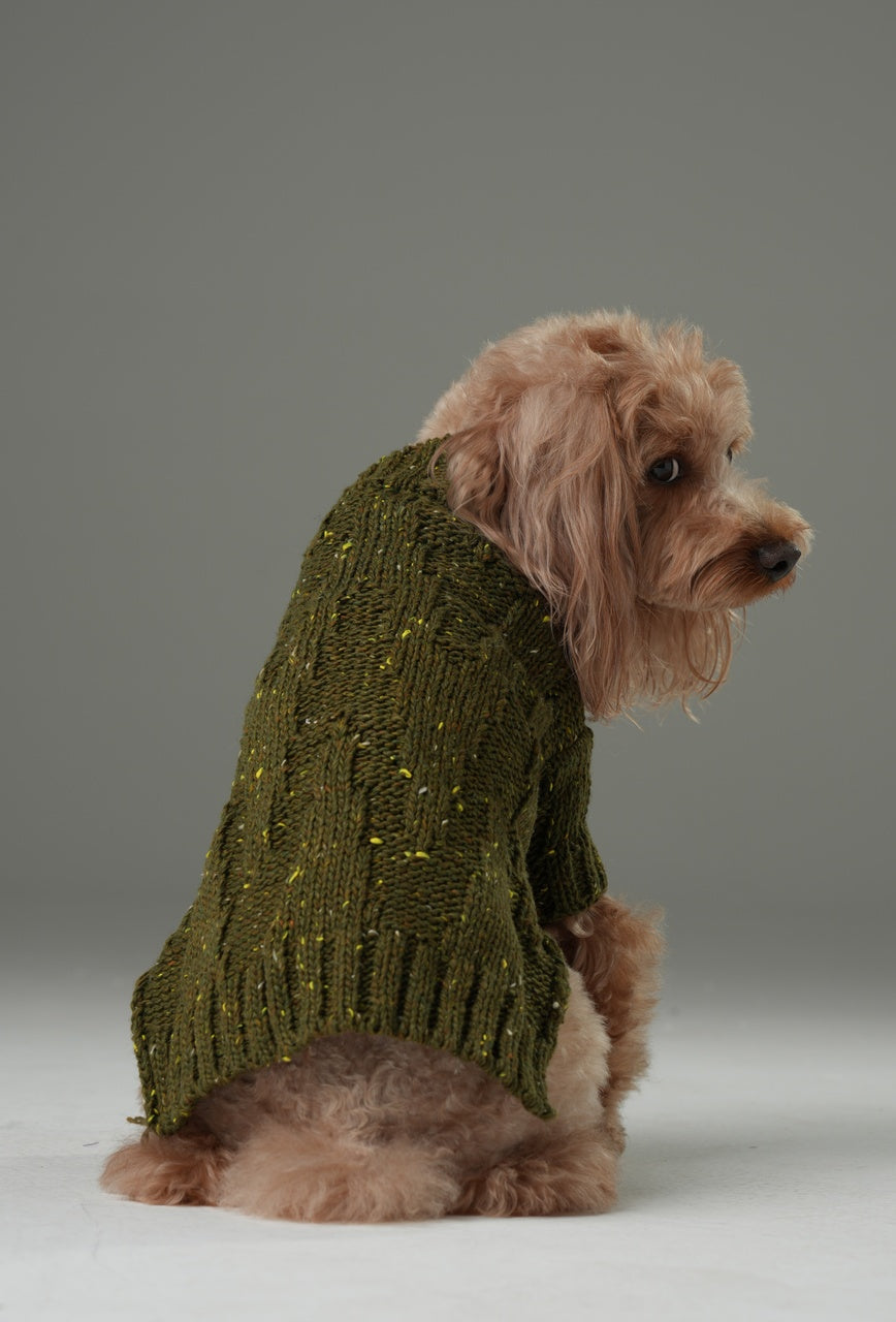 Chelsea Knit Sweater in Olive