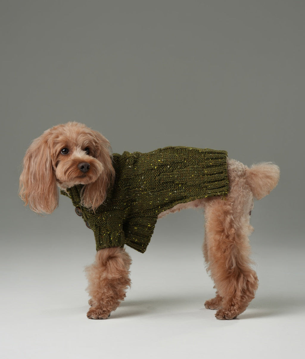 Chelsea Knit Sweater in Olive
