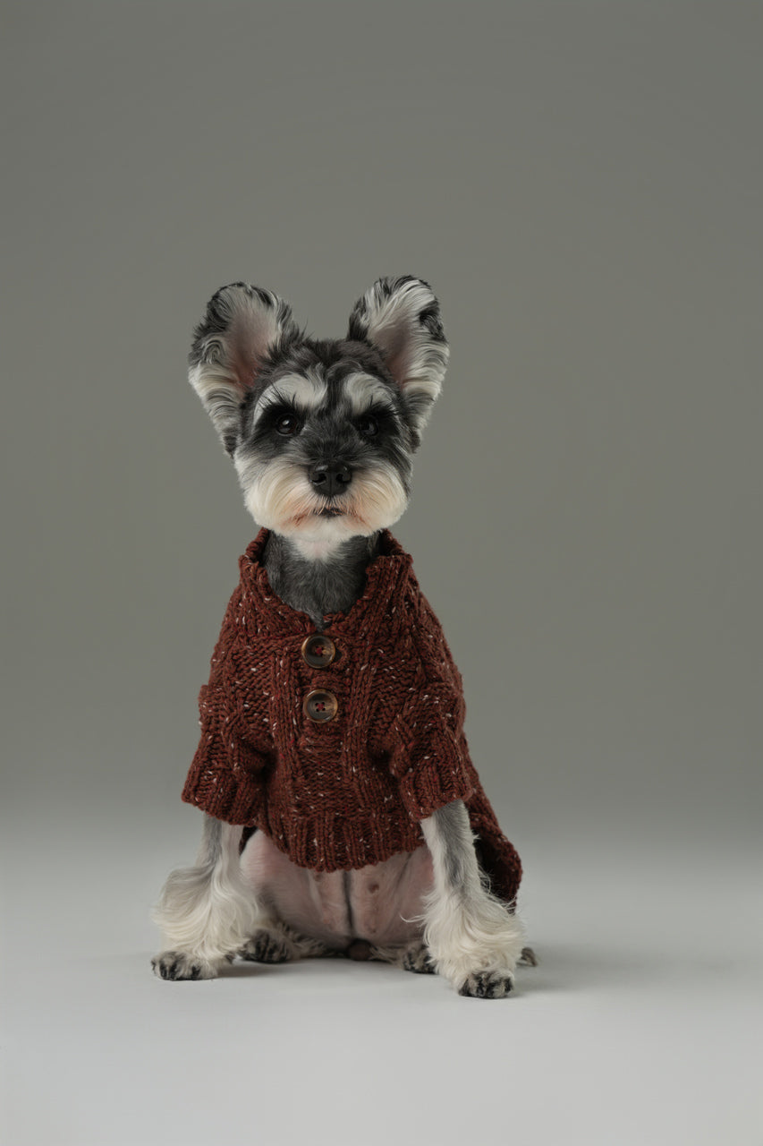 Chelsea Knit Sweater in Burgundy