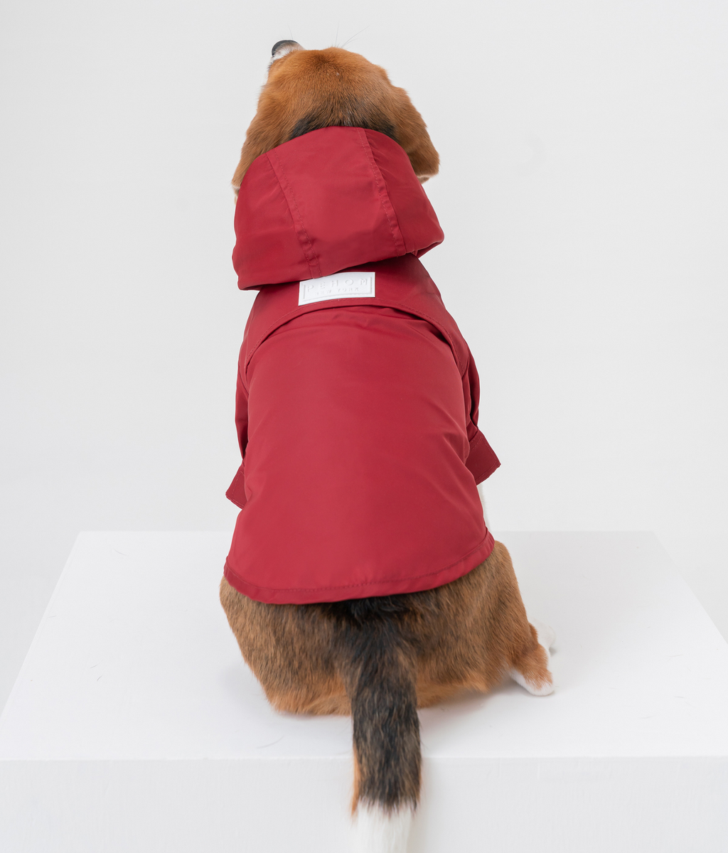 Tribeca Raincoat in Red