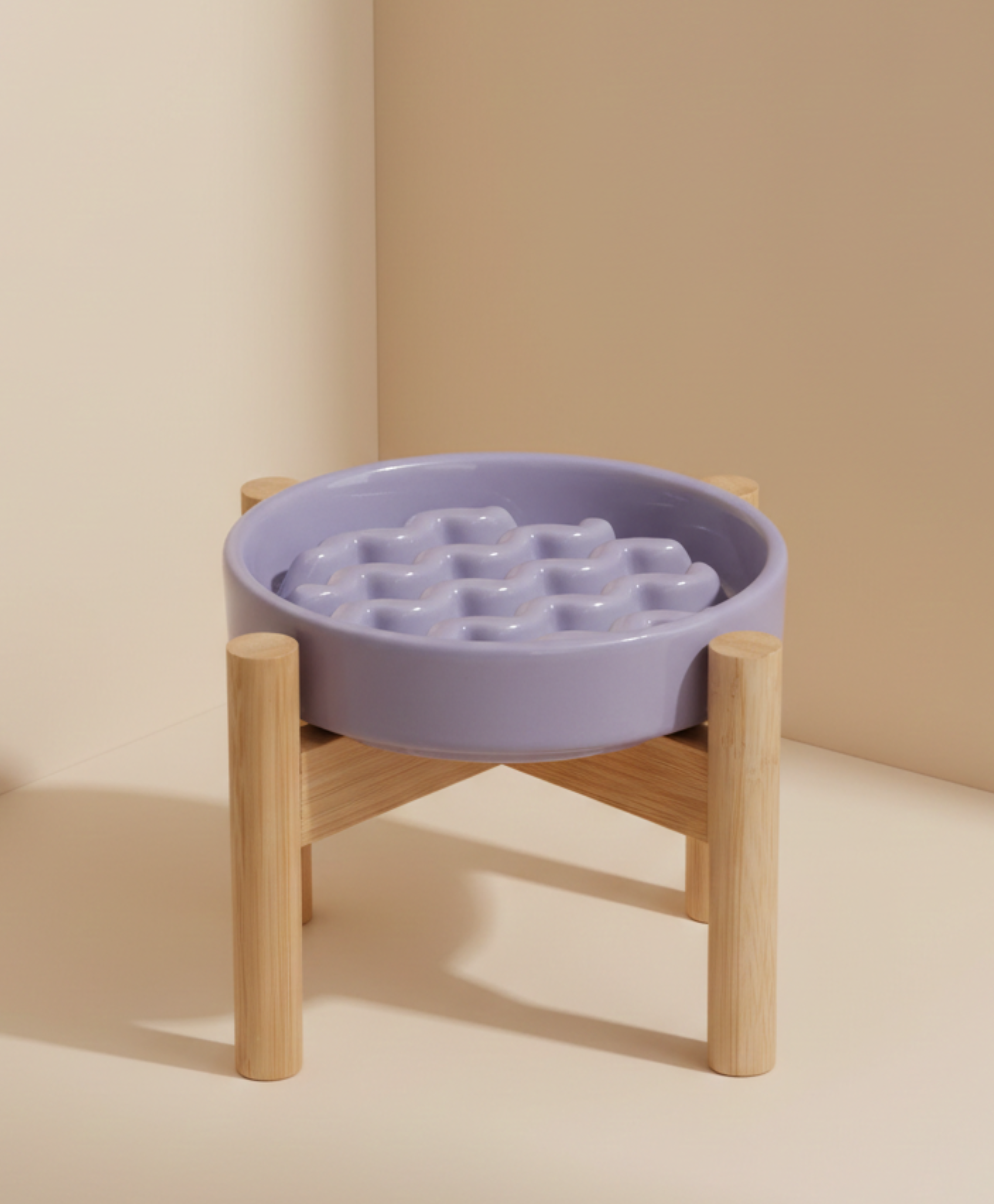 Wave Slow Feeder Dog Bowl