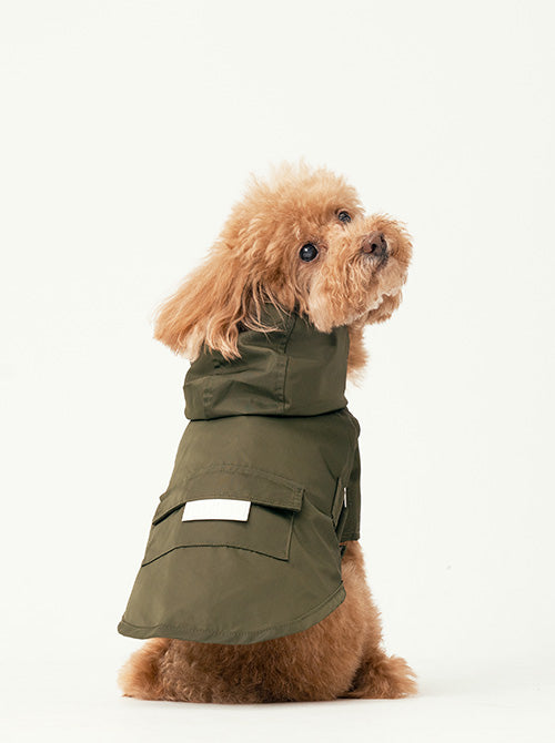 Bowery Raincoat in Sage