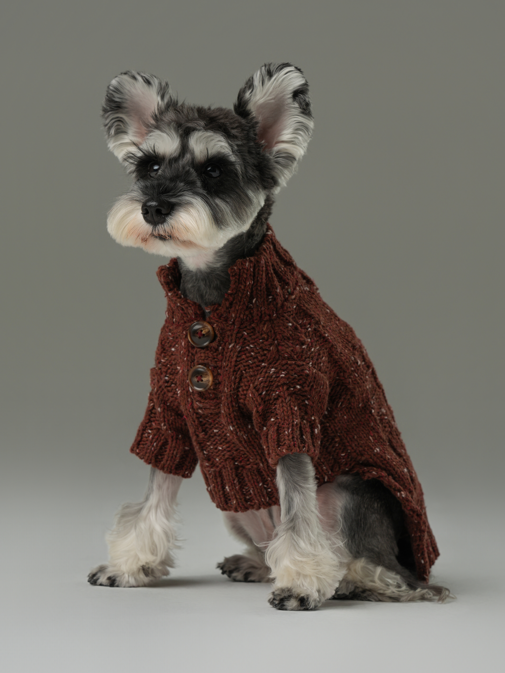 Chelsea Knit Sweater in Burgundy